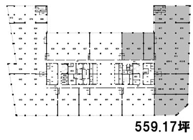 新大手町ビル 8階 1848.49㎡
