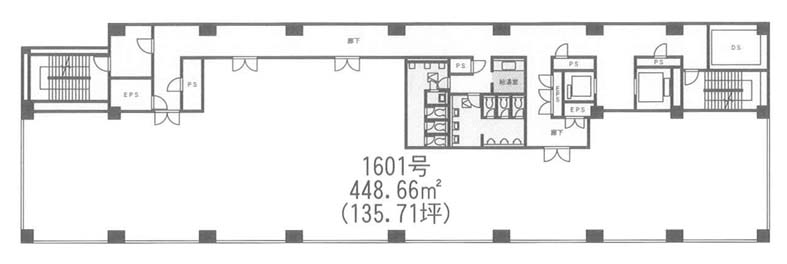 新橋プラザビル 1601階 448.63㎡