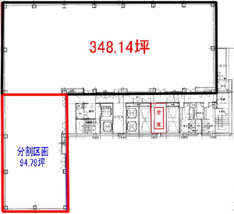 ＣＳタワー 3階 313.35㎡