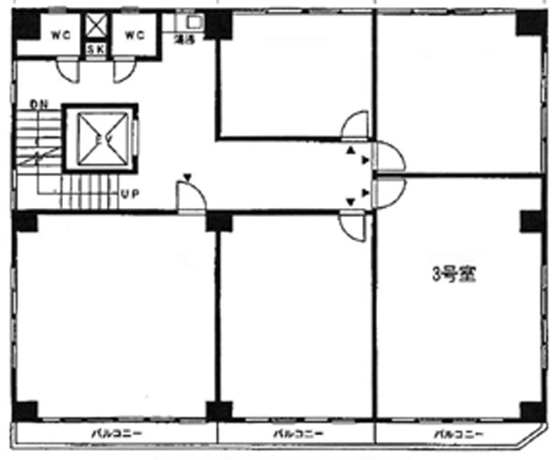 山京ビル本館 603階 13.53㎡