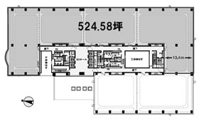ルーシッドスクエア東陽町 3階 1736.86㎡