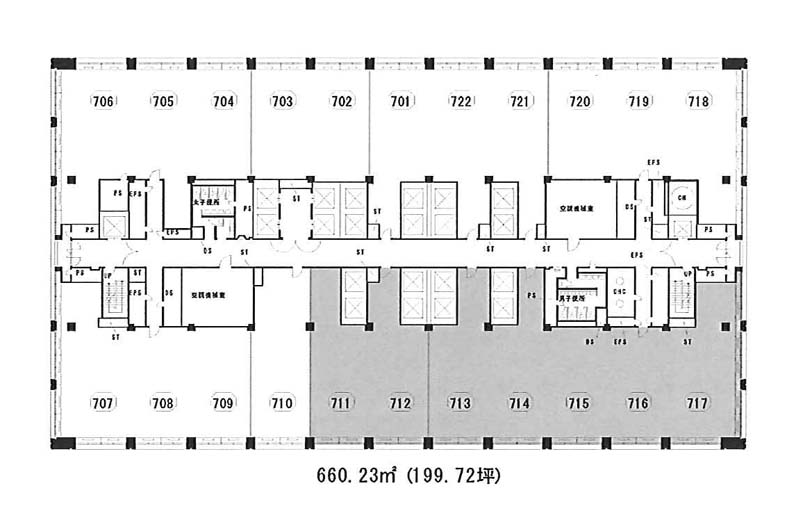 日比谷国際ビル 7階 660.23㎡