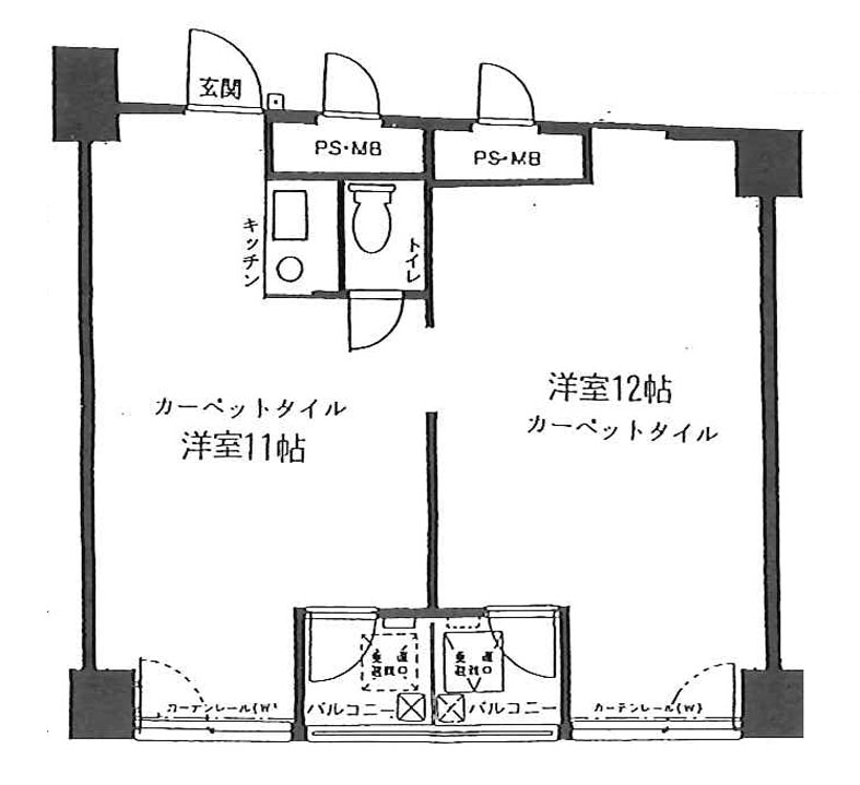 スターコート日本橋 7階 46.74㎡