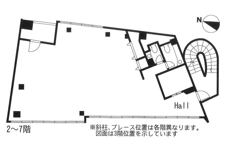 永田町ＳＲビル 5階 83.64㎡