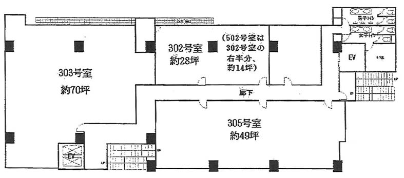 プラザ新大樹 305階 161.98㎡