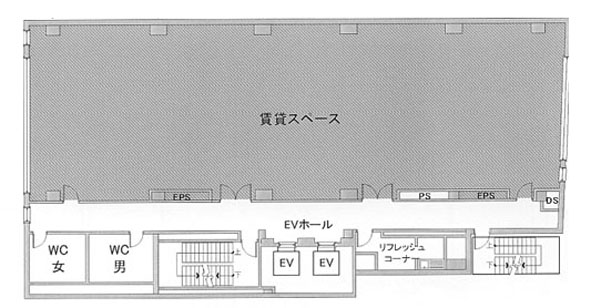 銀座ヤマトビル 6階 110.8㎡