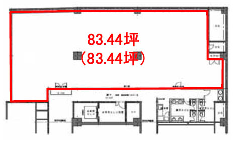 相互半蔵門ビルディング B1階 83.44㎡