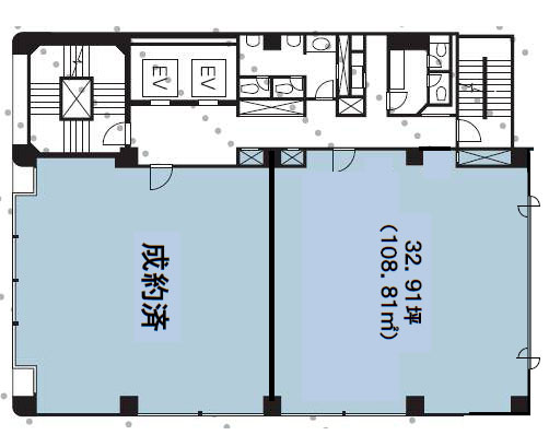 新富町ビル 8B階 32.91㎡