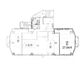 ユニ六本木ビル 6D階 89.39㎡