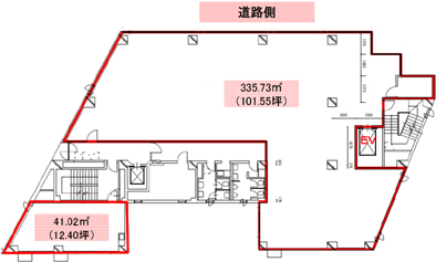 センタービル金町 2階 335.7㎡