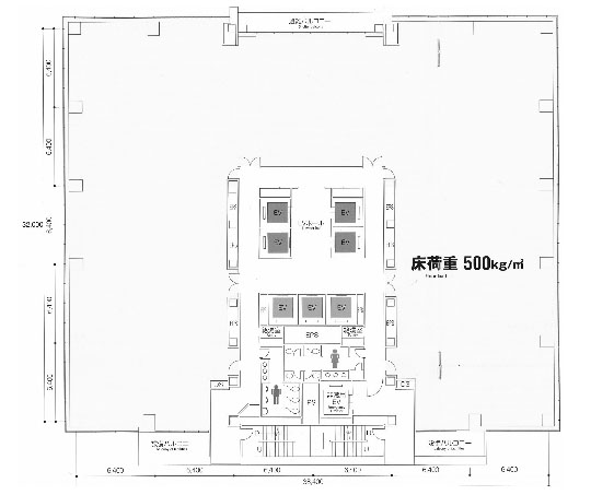渋谷インフォスタワー 基準階 1042.94㎡