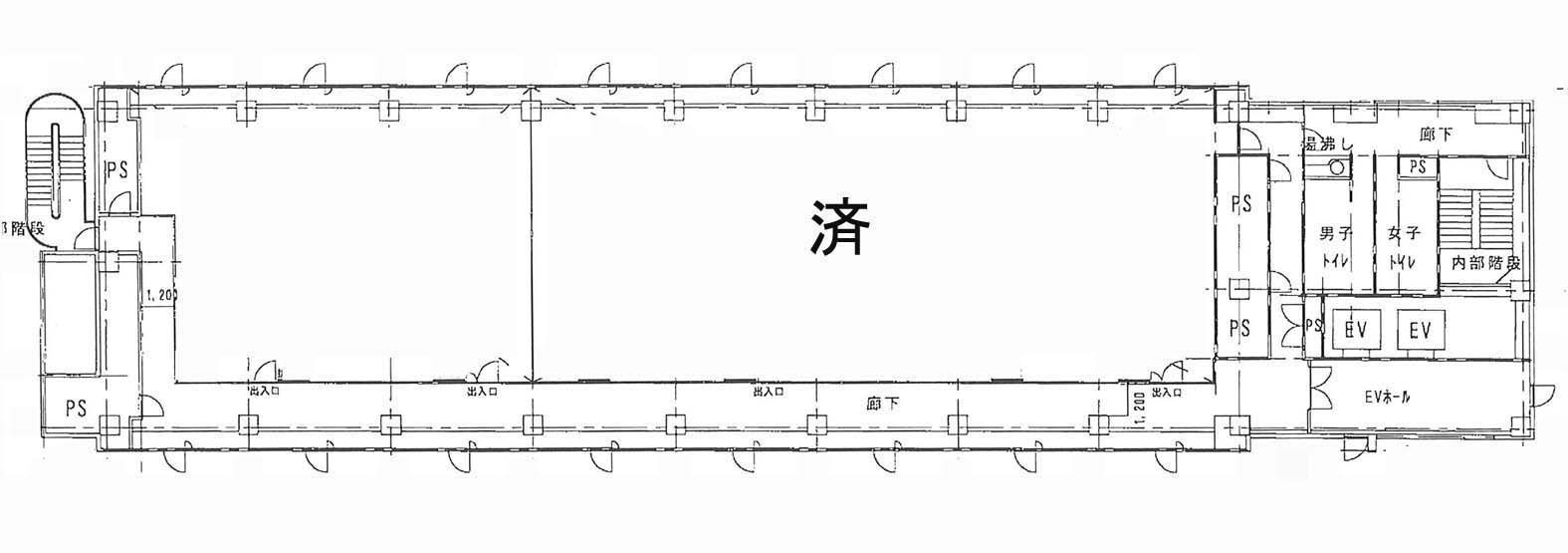鈴与浜松町ビル 5階 159.87㎡