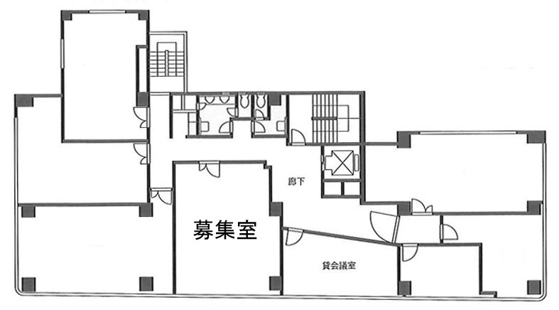 神田オーシャンビル 304階 13.57㎡