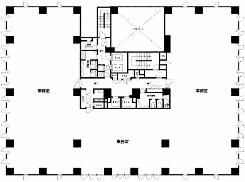 グラディート汐留ビアンコ 501階 840.1㎡
