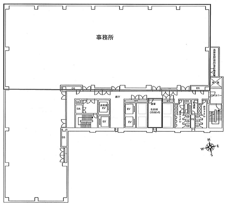 ＣＳタワー 3階 837.52㎡