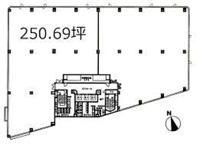 ＫＤＸ東品川ビル 4階 828.73㎡