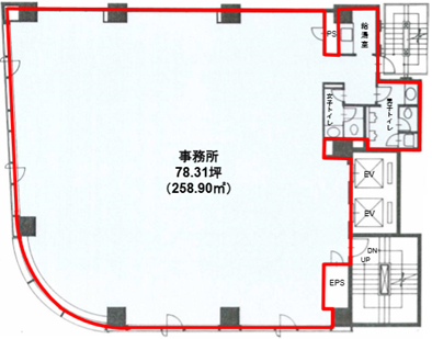 内神田ＯＳビル 9階 258.88㎡