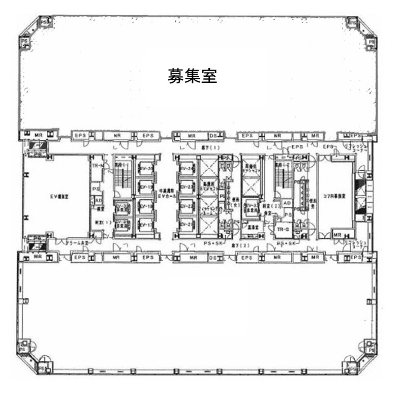 晴海トリトンスクエアオフィスタワーＸ棟 11階 271.82㎡