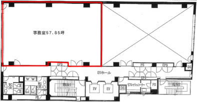 銀座ヤマトビル 5階 57.85㎡