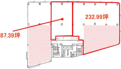 ＫＤＸ東品川ビル 2階 288.89㎡